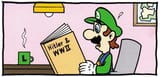luigi reading about hitler