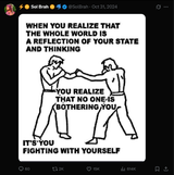 world is reflection of self