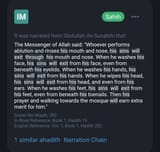 how youre sinsee will exeteded your bodiee pbuh