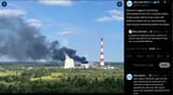 Reports suggest something detonated at the TEC-6 power plant. Dniprovskyi district has been left without power. An air raid warning was issued 06-07-2025