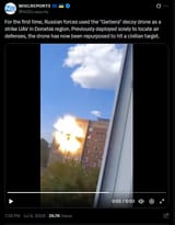 For the first time, Russian forces used the &#039;Gerbera&#039; decoy drone as a strike UAV in Donetsk region. Previously deployed solely to locate air defenses 06-07-2025 HD