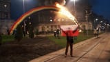 Poland burn the rainbow