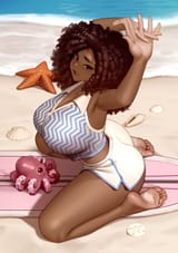 anime chug gf beach
