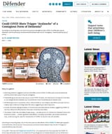 CouldCOVIDShotsTrigger‘Avalanche’ofaContagiousFormofDementia