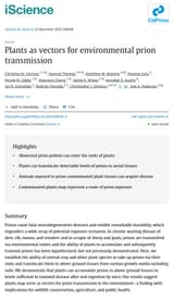 PlantsAsVectorsForEnvironmentalPrionTransmission