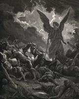 Gustave_Dore_-_The_Holy_Bible_1866_SENNACHERIB_(705-681_BC)_King_of_Assyria_(705-681_BC)_Angel_-_(MeisterDrucke-1439695)