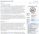 Naturalization Act of 1790