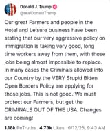 Another Trump Backstab