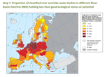 Europe polluted rivers