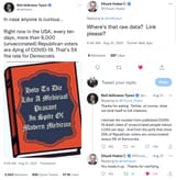 Neil deGrasse Tyson makes up vax data on twitter - BSM is a Fraud