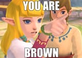 aryan zelda skyward sword you are brown