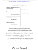 JPM sues Staley