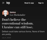 conventional wisdom