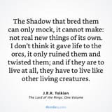 the shadow can only mock