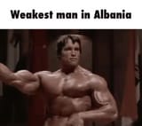 weakest man in albania