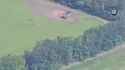 Massive detonation of Russian 122mm BM-21 Grad MLRS ammo after a direct hit by a Ukrainian FPV drone in Donetsk region. 07-07-2025 HD_thumb.jpg