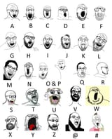 soyjak alphabet soyface