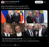 Why is this Gergiev not on a sanction List, That&#039;s a very good and appropriate question. 06-07-2025