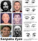 sanpaku eyes spooky
