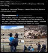 Vivek-racist-revisionist-pajeet-white-emperors-Rome