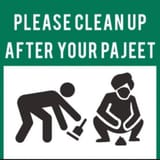 Clean up after your jeet