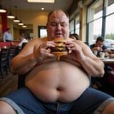 obese-man-eating-burger-in-chair-furinspired-comical-illustration-photo