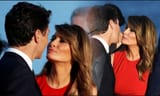 melania and justin