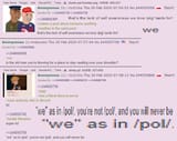 we as in pol