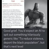 AI on black folks
