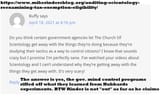 scientology mind control mike rinder IRS blog comment