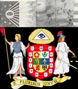 Original Flag and Coat of Arms of the United States of America