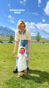 Sarah Gadon Baby Mountains