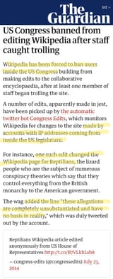 congress says reptilians aren&#039;t real