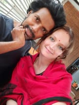 Indian scottish couple