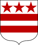 Washington coat of arms conferred in the 14th century