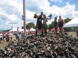 pile of shoes