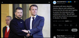 Europeans will never abandon Ukraine, Macron said, adding that France and the UK must work together to protect the international order established in 1945 08-07-2025