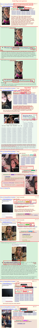 men not approaching women Greek demoralized weirdo