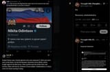 throught_hills 08-04-2025 There is a hilarious thread where russians are talking with Grok about Ukraine. It&#039;s so funny, It is in russian P91