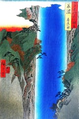 Hiroshige_A_large_waterfall