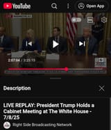 Cabinet meeting