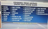 gender terms banned Biden 2021