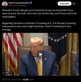 President Trump, We get a lot of bullshit thrown at us by Putin if you want to know the truth. He&#039;s very nice all the time, but it turns out to be meaningless 08-07-2025 HD