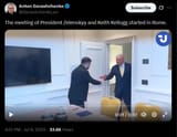 The meeting of President Zelenskyy and Keith Kellogg started in Rome. 09-07-2025 HD