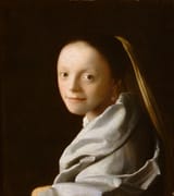 32.1.Портрет молодой женщины (1665-1667) (44.5 х 40) (Нью-Йорк, Метрополитен)