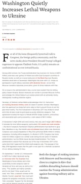 Trump supported Ukraine FOUR YEARS before it was cool