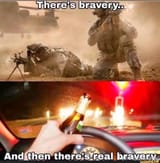 real bravery drunk driving