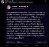 new NASA administrator