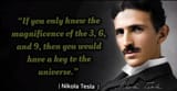 Nikola Tesla 3 6 9