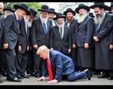 trump answering question about netanyahu